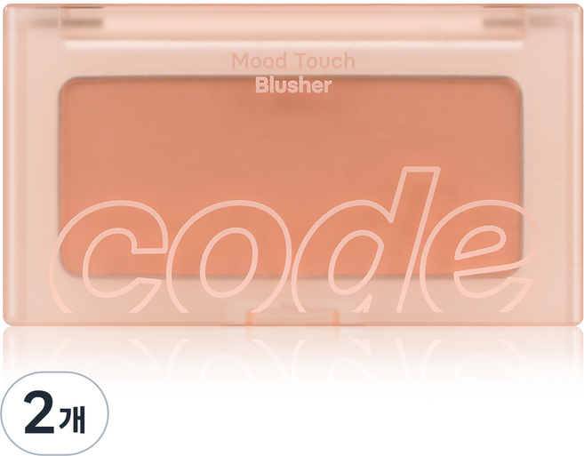 코드글로컬러 무드터치 블러셔 3.5g, 02 모닝 코랄, 2개