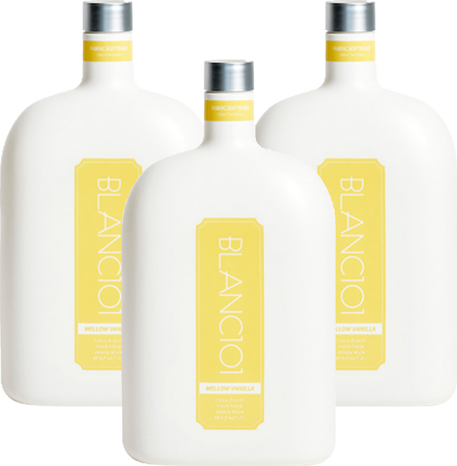 블랑101 섬유유연제 멜로우 바닐라 본품, 1.2L, 3개