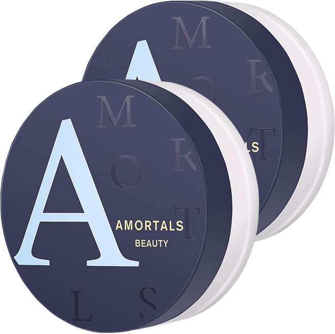 AMORTALS 爾木萄 毛孔柔焦裸光蜜粉 8.5g, 102 明亮膚, 2個