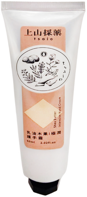 tsaio 上山採藥 乳油木果極潤護手霜, 60ml, 1條