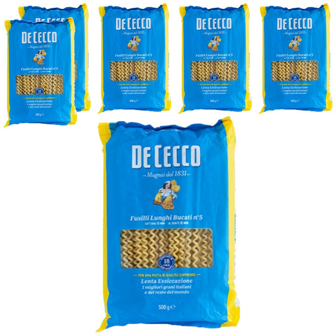 데체코 푸질리 룽기 부가티, 6개, 500g