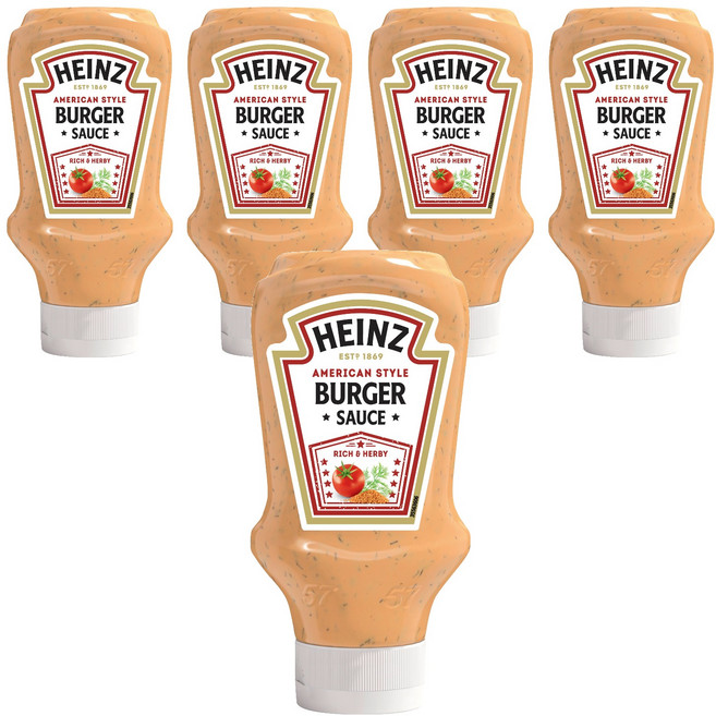 크래프트하인즈 하인즈 버거소스, 418g, 5개