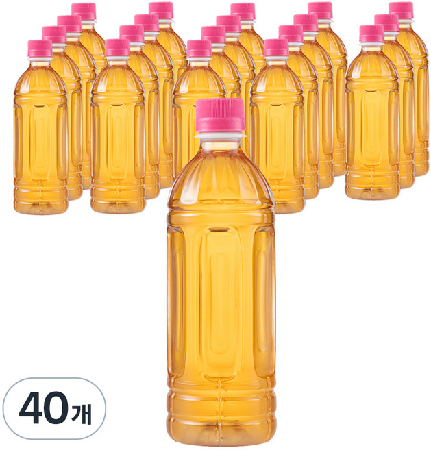 탐사 제로블랙티 복숭아맛 무라벨, 40개, 500ml