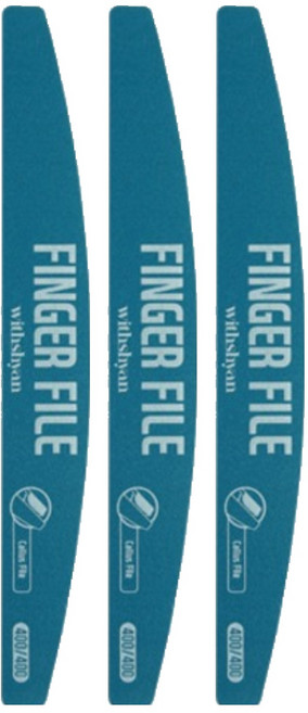 위드샨 반영구 앤 세척가능 프로 프리미엄 핑거파일, 혼합색상, 3개