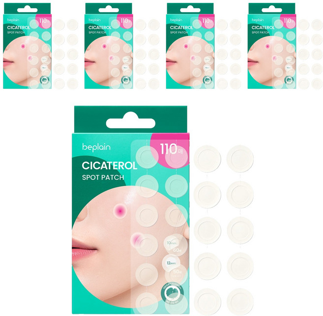 비플레인 시카테롤 스팟패치, 5개, 110개입