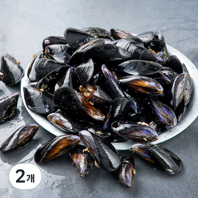 바다자리 국산 생물 홍합 (냉장), 2개, 1.5kg