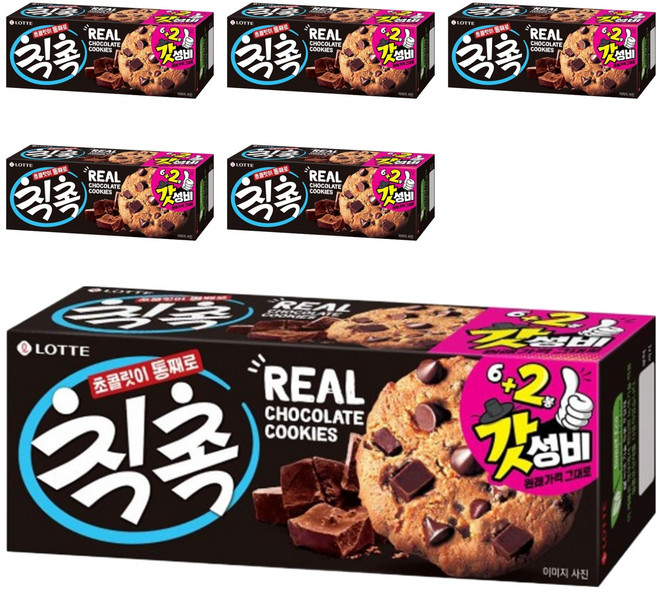 롯데웰푸드 칙촉, 120g, 6개