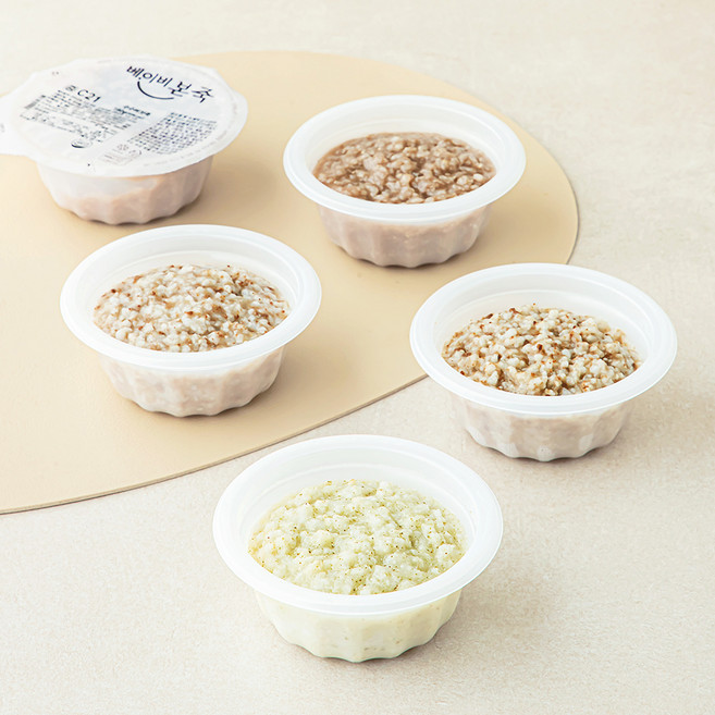 베이비본죽 중기2 이유식(7~8개월) E세트, 640g, 1세트