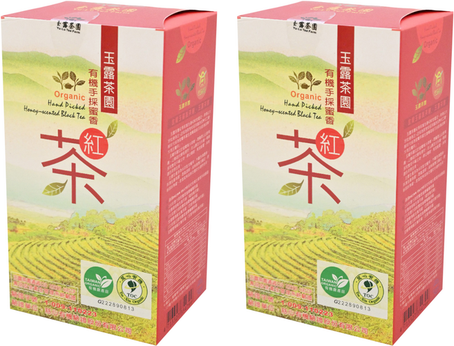 玉露茶園 有機手採蜜香紅茶, 150g, 1盒, 2盒