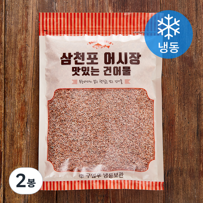 조혜정의멸치연구소 밥새우 멸치 (냉동), 2봉, 180g