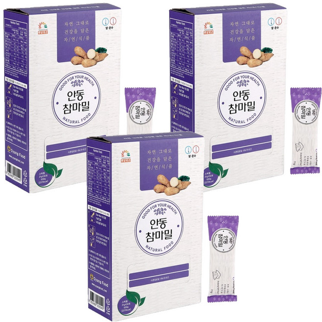 햇살빚은 안동 참마밀 30p, 630g, 3개