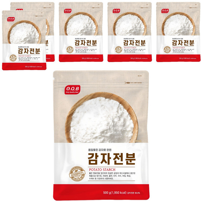 OQB 감자전분, 500g, 6개
