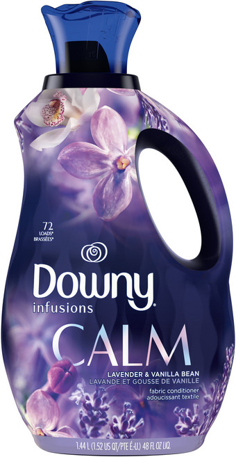 미국산 다우니 인퓨전 캄 고농축 섬유유연제 라벤더 앤 바닐라빈, 1.44L, 1개