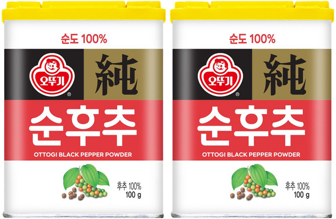 오뚜기 순후추, 100g, 2개
