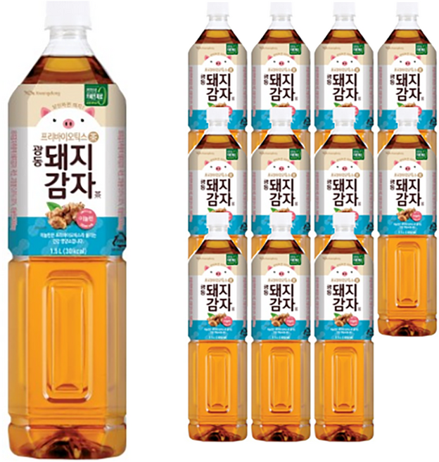 광동제약 돼지감자차, 1.5L, 12개