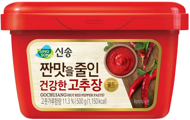 신송 짠맛을 줄인 건강한 고추장, 500g, 1개