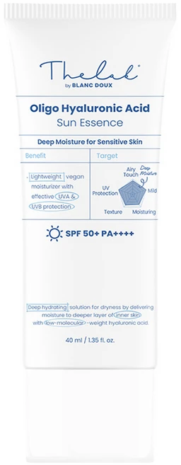 더랩바이블랑두 올리고 히알루론산 선 에센스 SPF50+ PA++++, 40ml, 1개 - 쿠팡