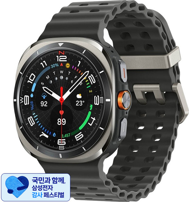 [삼성 감사 페스티벌] 삼성전자 갤럭시 워치 울트라 2025 SM-L705N, 티타늄 실버, 47mm, GPS+Cellular