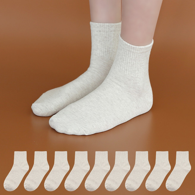 이지레그 여성용 밴드 중목 양말 10켤레