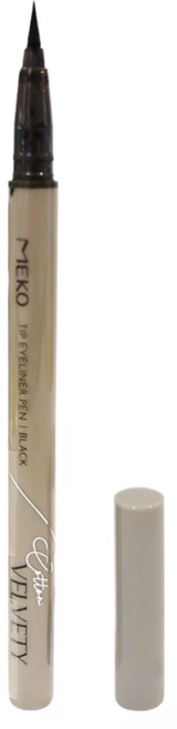 MEKO 山脊柔滑棉頭眼線液筆 0.3g, 01 BLACK, 1支