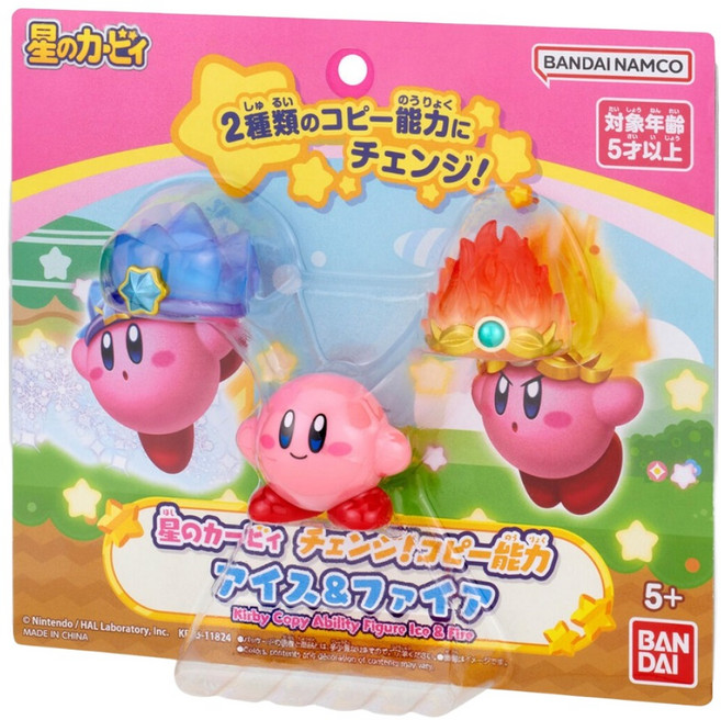 BANDAI 星之卡比 變身!複製能力 冰與火, 1個