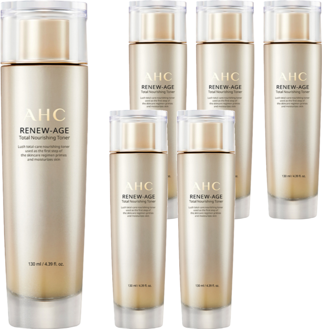 AHC 滋養潤膚化妝水, 130ml, 6瓶