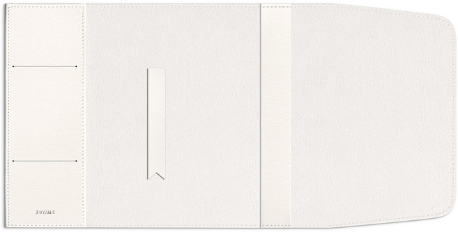 소이믹스 러브썸 가죽 북커버 + 북마크 세트 멀티 M, 아이보리, 1세트