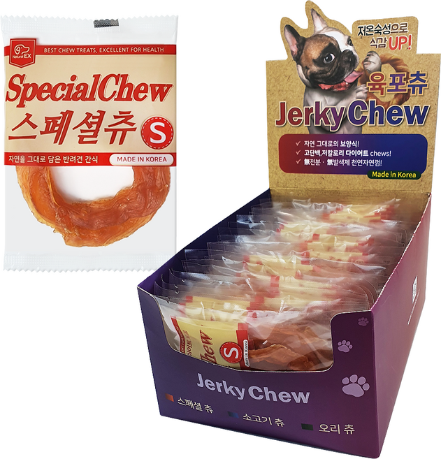 네츄럴이엑스 스페셜츄 강아지 건조 간식, 닭고기, 9g, 30개
