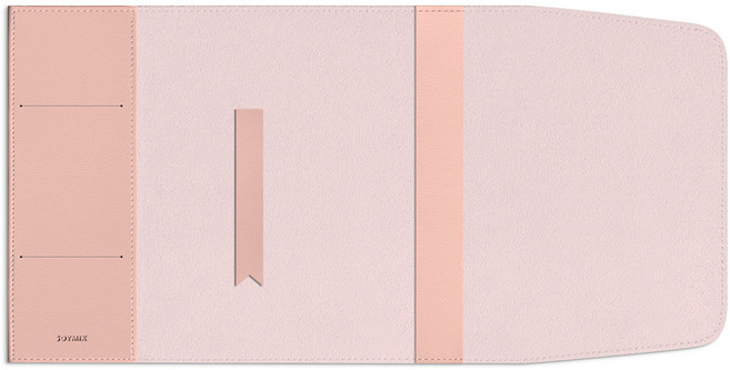 소이믹스 러브썸 가죽 북커버 + 북마크 세트 멀티 M, 인디핑크, 1세트