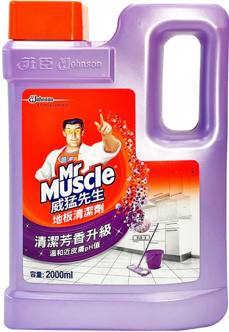 Mr Muscle 威猛先生 地板清潔劑 薰衣草香, 2L, 1瓶