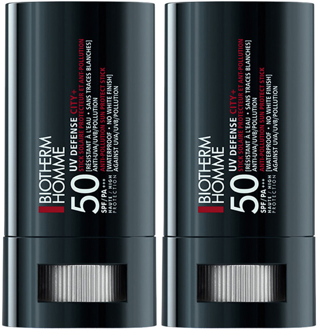 비오템옴므 UV 디펜스 선스틱 SPF50+ PA+++, 20g, 2개