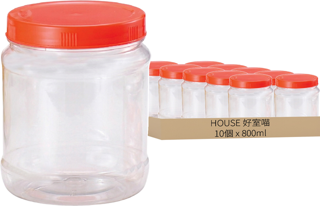 HOUSE 好室喵 梅子罐, 800ml, 10個