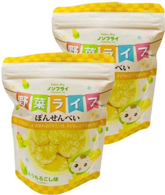 WEPOP 寶寶食堂 仙貝 8個月以上, 玉米, 19g, 2包