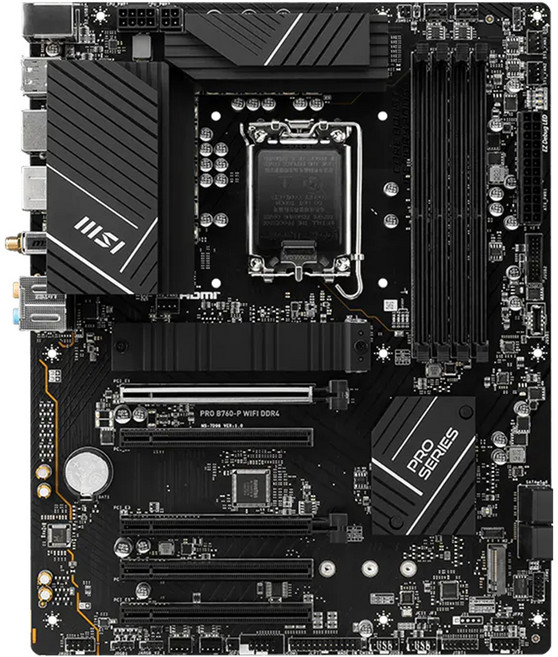 msi 微星 PRO WIFI DDR4 主機板, B760-P