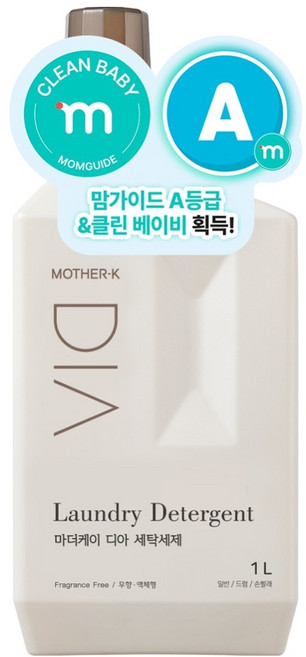 마더케이 디아 세탁세제, 1L, 1개