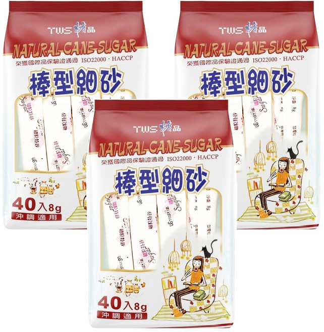 TWS 維生 棒型細砂層, 320g, 3袋