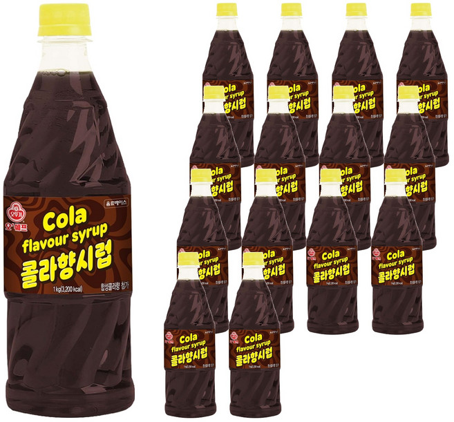 오쉐프 콜라향시럽, 1kg, 15개