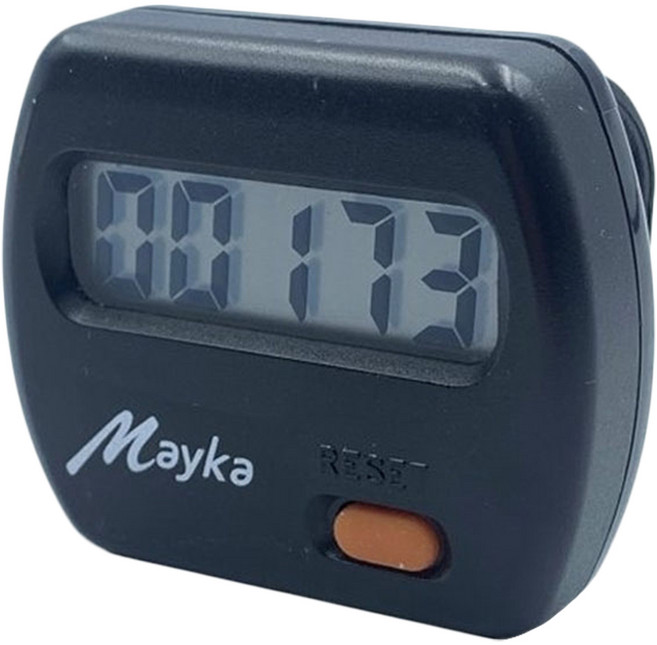 Mayka 明家 單功能 健康 計步器 MIG-TM-115S, 1個, 黑色