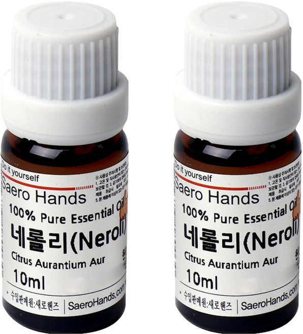 새로핸즈 네롤리 에센셜오일, 10ml, 2개