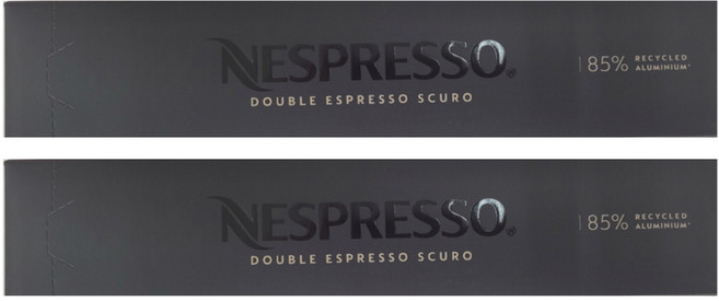 네스프레소 버츄오 더블 에스프레소 스쿠로 캡슐커피, 10g, 10개입, 2개