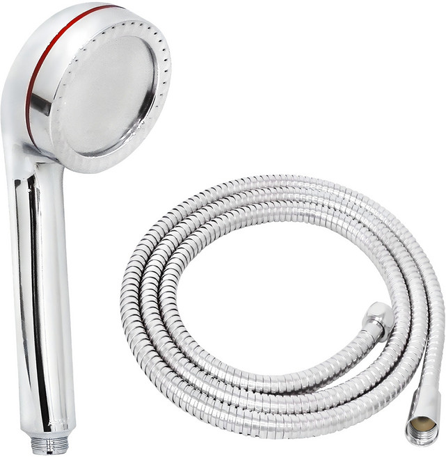 코시나 점보 샤워헤드 + 황동 메탈줄 2m 세트, 1개, 혼합색상