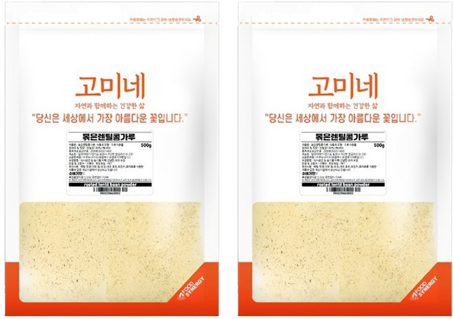 고미네 볶은 렌틸콩가루, 2개, 500g