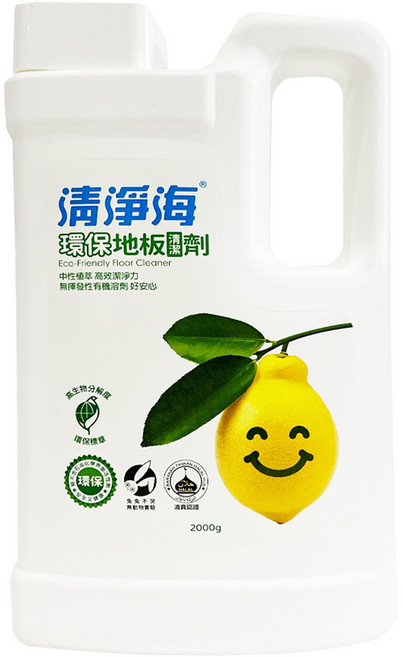 清淨海 環保地板清潔劑, 2kg, 1桶