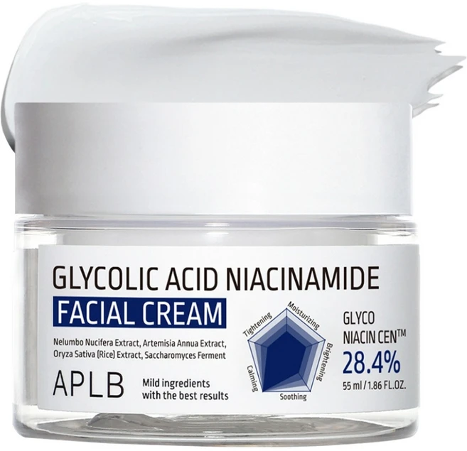 APLB 글리콜산 나이아신아마이드 페이셜 크림, 55ml, 1개 - 쿠팡