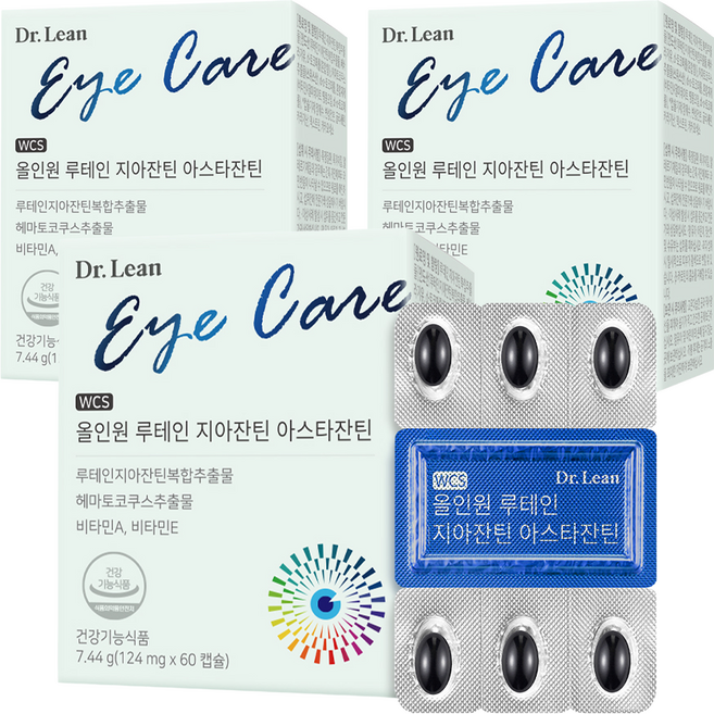 닥터린 올인원 루테인 지아잔틴 아스타잔틴, 60정, 3개