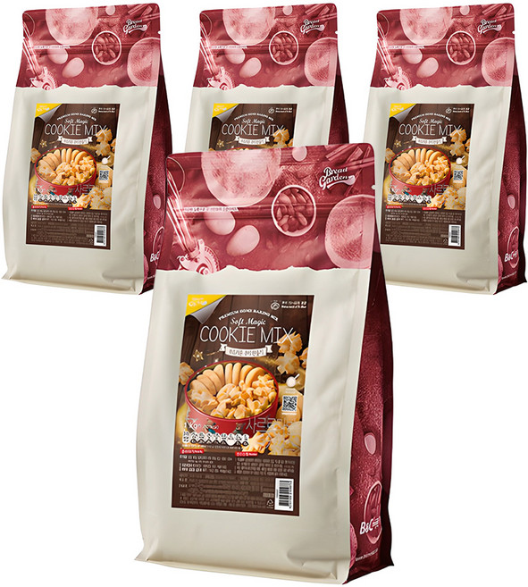 브레드가든 사르르 마법 쿠키 믹스, 4개, 1kg