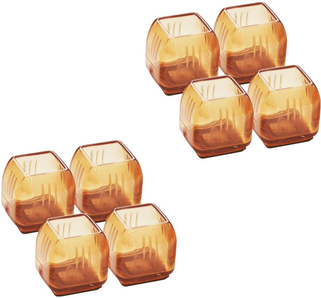 엘트리 투명 의자발캡 사각, 8개