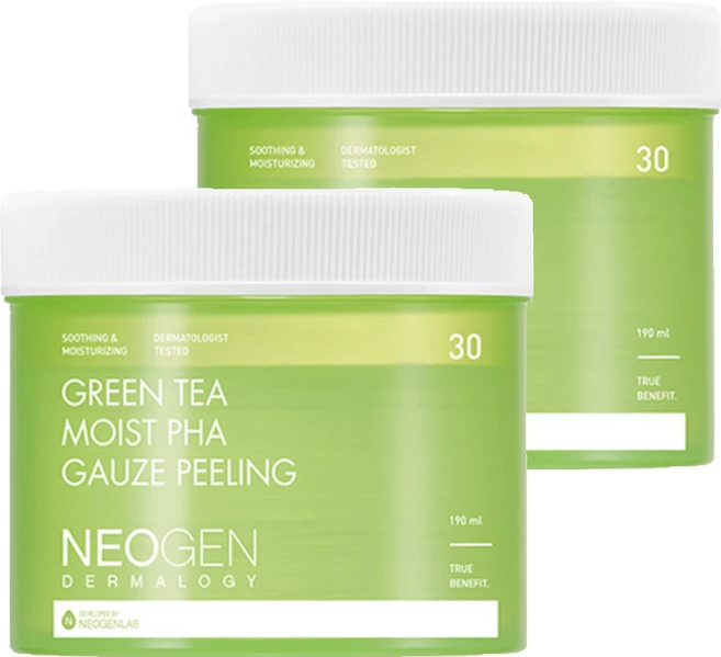 네오젠 그린티 모이스트 파하 거즈필링 패드 190ml, 30매입, 2개 - 쿠팡