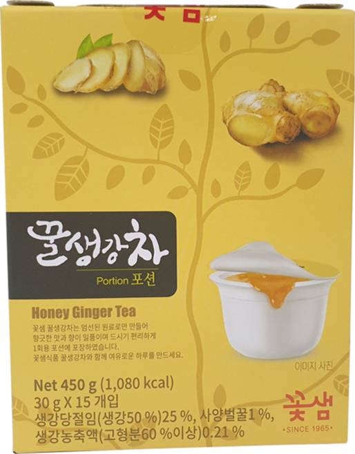 꽃샘 참조은 꿀 생강차 포션, 30g, 15개입, 1개