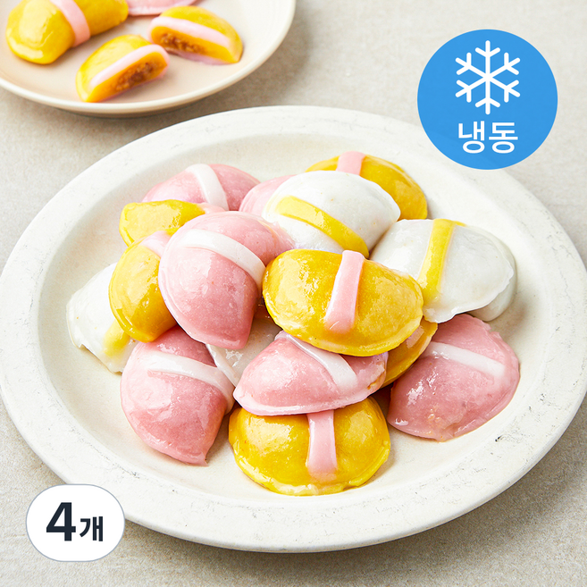 키친고메 굳지않는 깨 설탕 바람떡 (냉동), 500g, 1개입, 4개